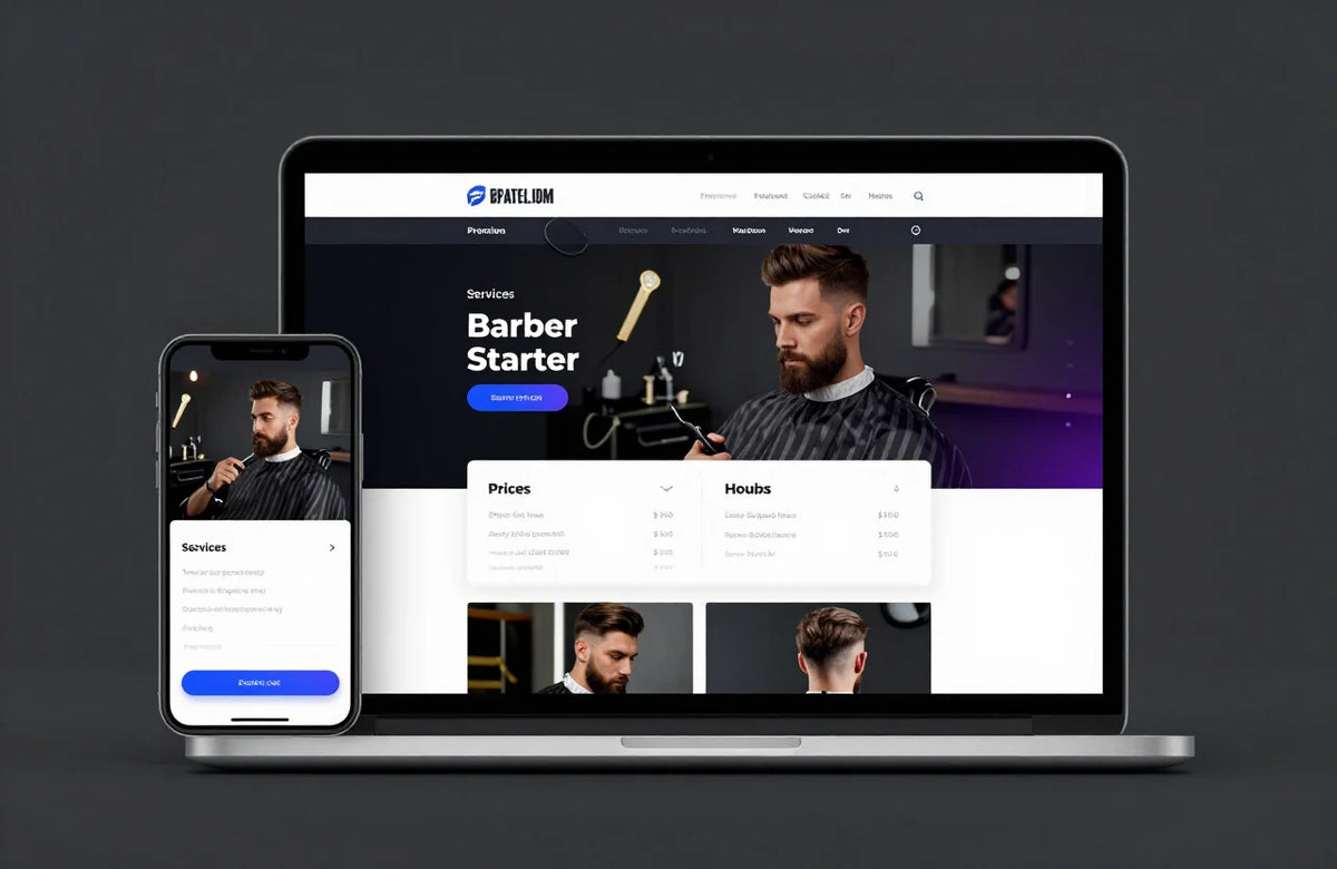 Barber Shop — Starter Website Template