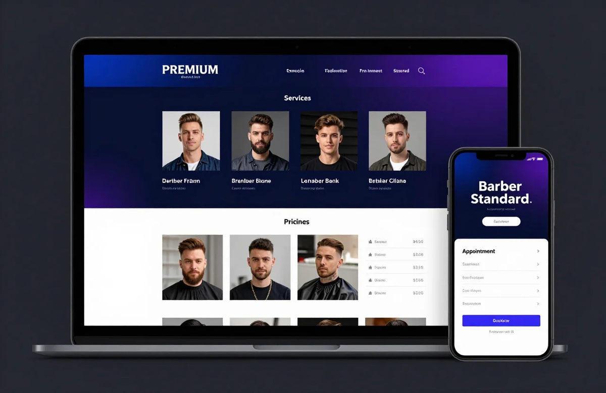 Barber Shop — Standard Website Template