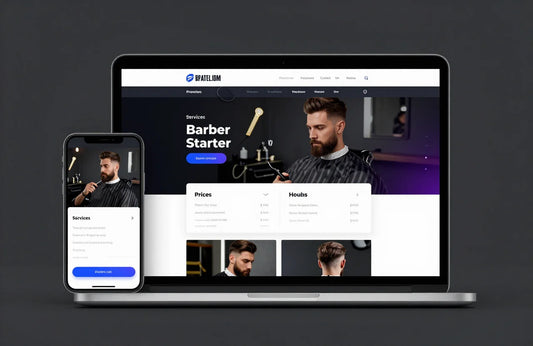 Barber Shop — Starter Website Template