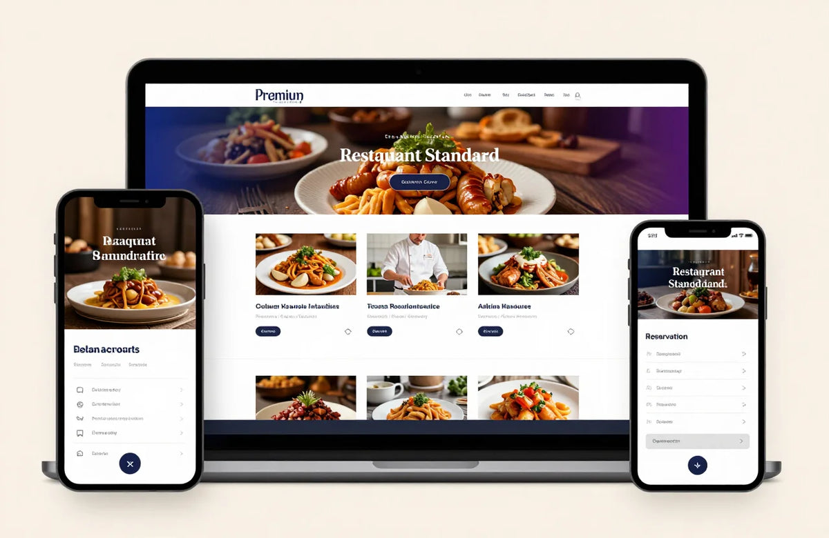 Restaurant — Standard Website Template